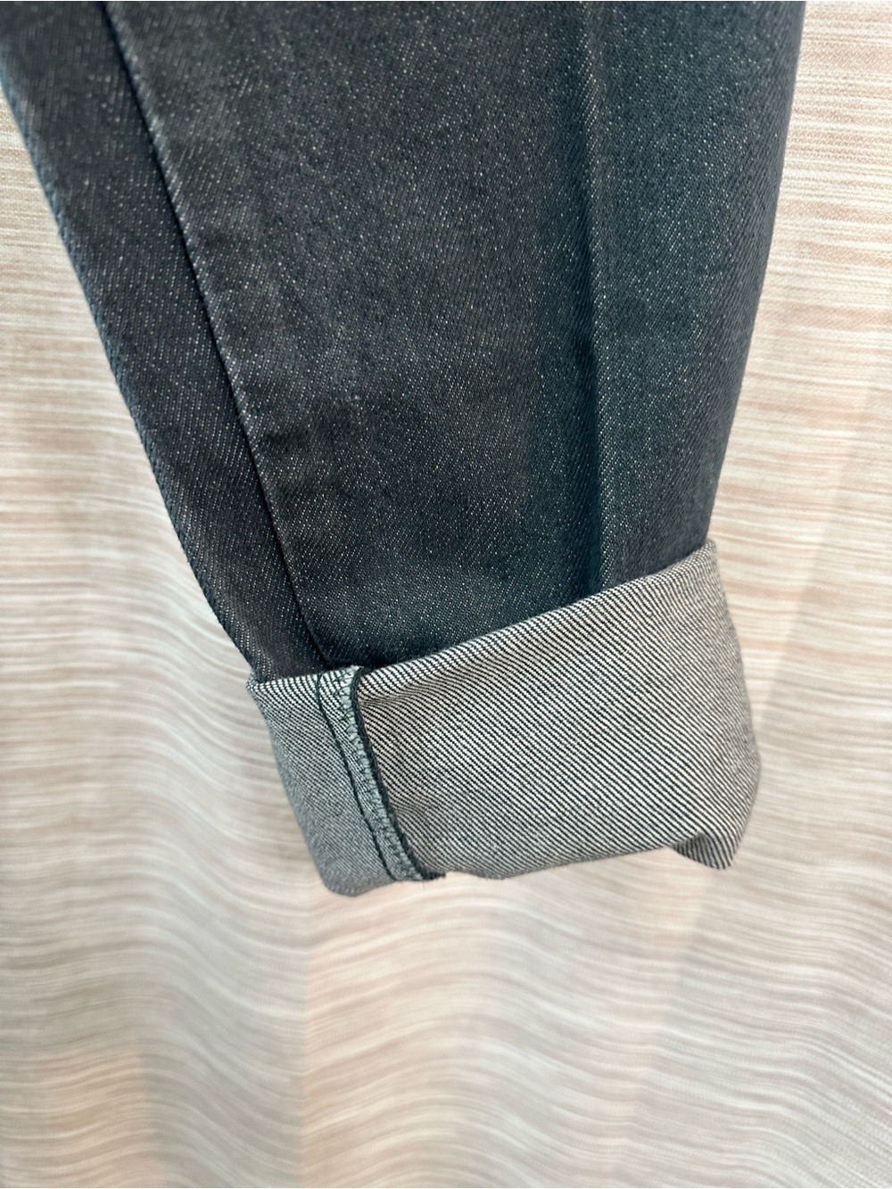 Vintage Lands End High-Waist Hunter Green Denim Pleated Tapered Jeans Size 10 - Picture 3 of 12